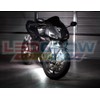 LEDGlow 12pc Advanced White LED Motorcycle Accent Neon Underglow Lighting