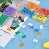 Pinsheng Pack of 160 Marking Flags, Colourful Map Flag Pins