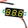 JacobsParts DC 4.5-30V 2-Wire Voltmeter 3-Digit LED Display Panel Volt