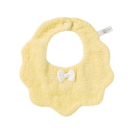 Kusuhashi Crest Woven Watahime Baby Clouds Style with Ribbon Yellow 80 Sizes 100% Organic Cotton 1-66276-90-Y