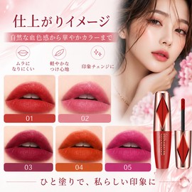 5 Colors Lip Tint Removable, Apply and Remove Lip, Lip Gloss, Peel Off Lip Liner, Natural Color Waterproof No Falling Additives (01#)