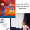 8 Sets Child Safety P-Clips, Blind Safety Clips for Cord,
