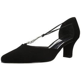 Easy Street Women's Moonlight Dress Pump,black lammy,8 W US