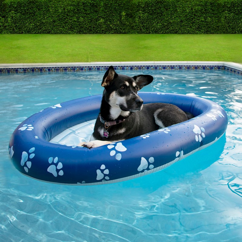 PoolCandy Inflatable Pet Float - Easy Set Up Doggy Pool