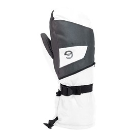 Gordini Women's Ultra Drimax Mitten, White Gunmetal, Medium