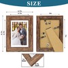 Hongkee 5x7 Picture Frame Set of 4, Made of Real