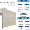 Joramoy 10x10 Canopy Sidewall - 10x10 Tent Wall with UV