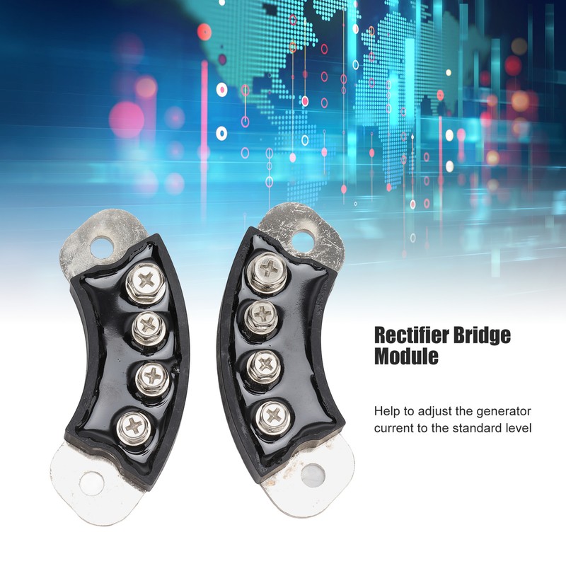 1 Pair 4 Terminals Generator Rectifier Semiarc Rotating Rectifier Bridge