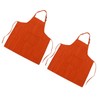 Cooking Apron Waterproof Adjustable Neck Strap Breathable Soft Kitchen Bib