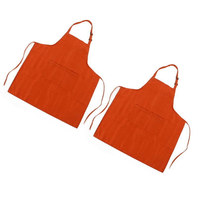 Cooking Apron Waterproof Adjustable Neck Strap Breathable Soft Kitchen Bib