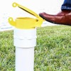 Footloose 4" Sewer Cap for RV Sites/Campgrounds | Odorless, Self-Closing,