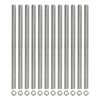 sourcing map 12 Pack M6 x 250mm Fully Threaded Rod
