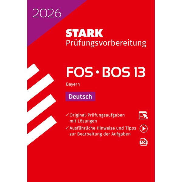STARK Deutsch 13. Klasse - Abitur FOS/BOS 2026 Bayern -