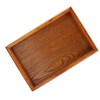 Rectangular Wooden Tea Container Serving Table Plate Snack Food Storage