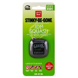 Griot's Garage Stinky-Be-Gone Vent Clip Air Freshener, Odor Remover, Car Scent for Garage, Closet, Laundry Rooms, Bathrooms, and More, JDM Squash, 10767