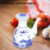 Veemoon Soys Sauce Dispenser: Ceramic Seasoning Bottle Oil Bottle With