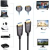 DTECH Fiber Optic HDMI Cable 50ft/15m Support UHD 4K 60Hz
