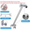 NearMoon Rain Shower Head with 11’’ Adjustable Extension Arm, Large