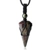 XIANNVXI Bloodstone Necklaces for Men Crystal Necklace for Men Necklaces