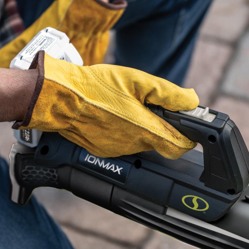 Sun Joe 24-Volt Cordless Compact Turbine Leaf Blower, 100 MPH