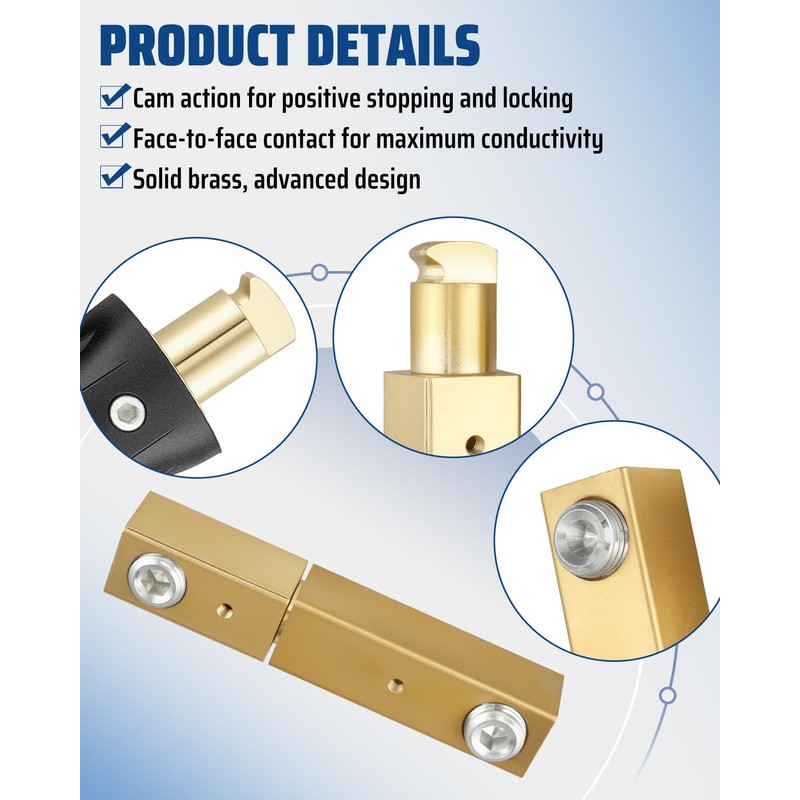 2 Pack LC-40 Welding Lead Quick Connector Fit for MIG/TIG/Stick