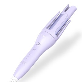 Novuspro Stylo Electric Hair Straightener and Curling Wand, Professional Tool for Curly Hair, Suitable for Men and Women, Purple