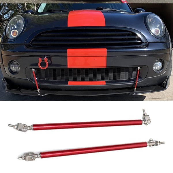 Unbranded For Kia Rondo Adjustable Front Bumper Lip Splitter Strut