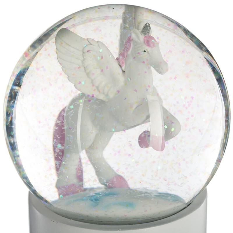 Atmosphera Unicorn Snow Globe, Diameter 10 cm CM
