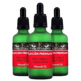 Tratamiento PREMIUM CONCENTRADO para Barba y Cabello 5% con Bergamota 3 frascos