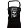 Shirtinstyle Chef's Apron with German Text "Bester Chef der Welt",