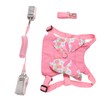 Toddler Harness Leashes with Retractable Wrist Link Pink 1.5M Rope