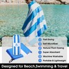 4Monster Microfiber Beach Towel with carry bag Sand Proof Travel