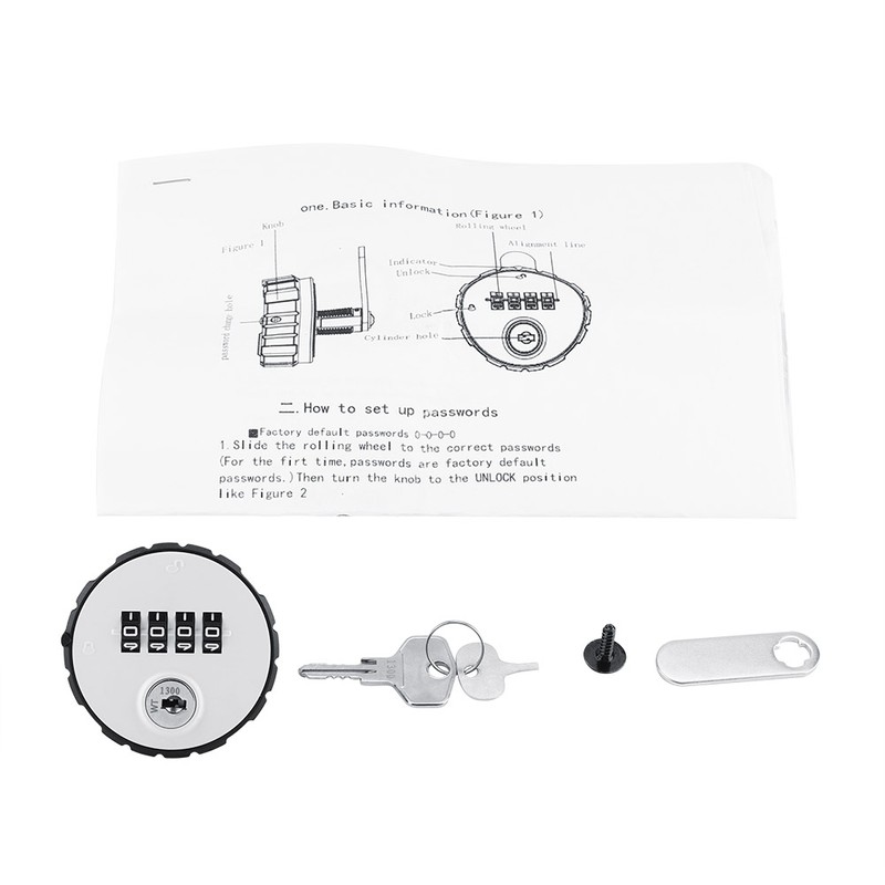 Digital Zinc Alloy Code Combination Cam Cabinet Convenient Password Safe