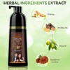 Instant Black Hair Shampoo 420ml - Semi-Permanent Black Hair Dye