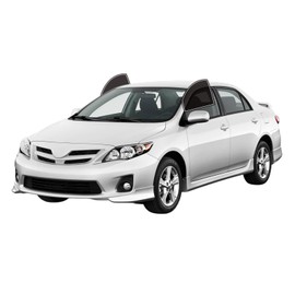 AUTOTEK Precut Window Tint Film for Toyota Corolla Sedan 2009-2013 Front Row Window 5% VLT 2Ply Anti-Shatter, UV Block, Privacy Protection, Easy Install, No Trimming Needed,Heat & Glare Reduction