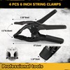8-Piece Clamps for Woodworking - 4 Pcs 6 inch Bar