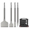 Chisel Set with SDS Plus Shanks,4pc Masonry Concrete Drill Bit