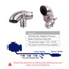 CNRAQR Universal 2" Vacuum Valve Exhaust Cutout with Stainless Steel