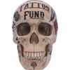 Nemesis Now Natural Bone Coloured Traditional, Tribal Tattoo Fund Skull,