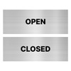 Open Closed Hanging Sign 16 cm x 6 cm with