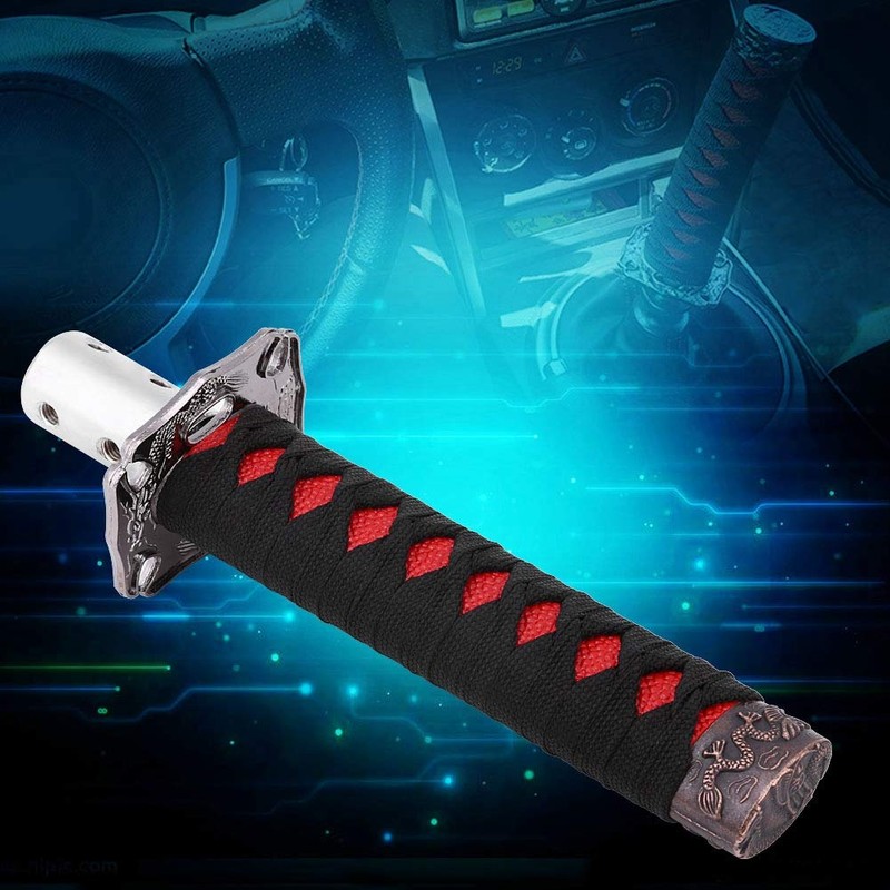 Katana Shift Knob Samurai Sword Gear Shifter with 4 Adapters,