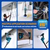 JOVANT Cordless Telescoping Power Drill&Cleaning Tools with 2-Max 20V Batteries