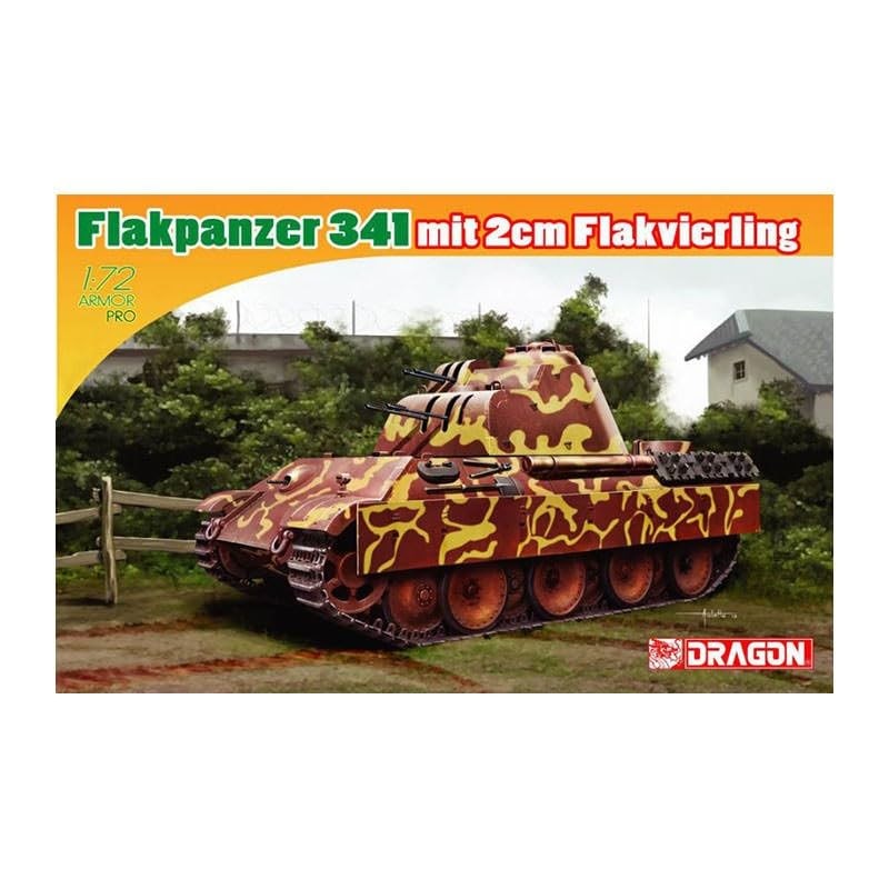 Dragon 500777487-1:72 Flakpanzer 341 mit Flakvierling, 2 cm