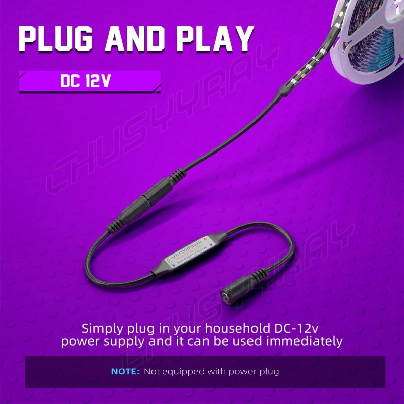 CHUSYYRAY PURPLE LED Boat Light Strip Deck Waterproof 12v Bow