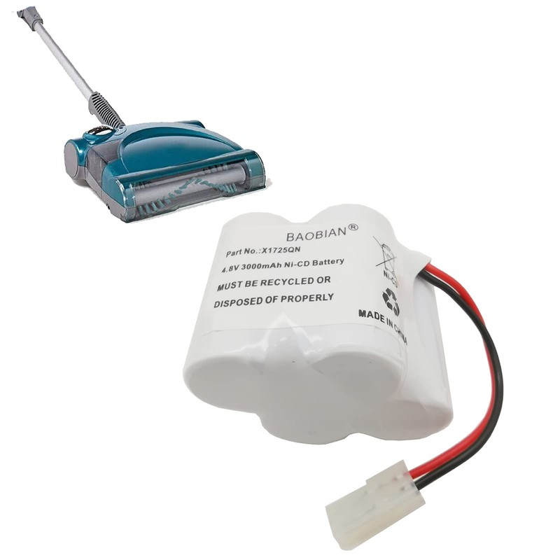 BAOBIAN X1725QN Battery 4.8V 3000mAh Ni-CD Compatible with Euro Pro