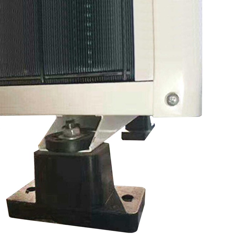 Anti-Vibration Shock Absorbing Rubber Mounting Bracket for Ductless Mini Split