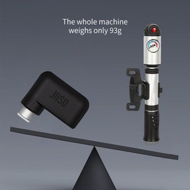 HSayoli Electric Bike Pump Pocket, 100PSI Mini Cordless Bicycle Pump Shrader & Presta Valves