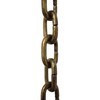 RCH Hardware CH-S53-14-AB Steel Clock Chain 14 Gauge, Antique Brass