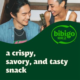 bibigo Crispy Hot Chili Flavor Seaweed Crisps, .14 Oz (Pack of 1)