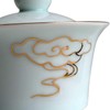 Gaiwan Chinese 6oz Sancai Terrine Tray Cup Tea Set Bowl